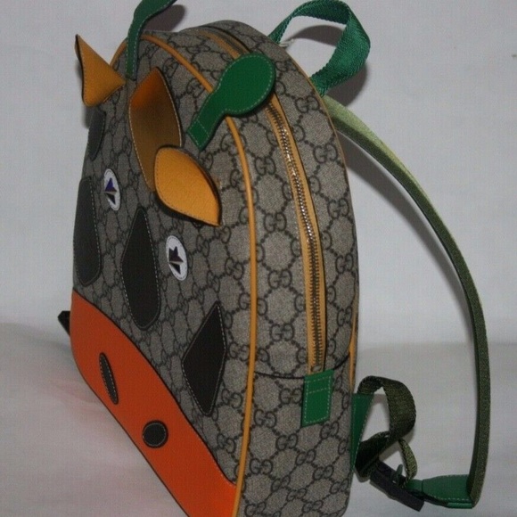 New Gucci GG Supreme Canvas Backpack Kids - Picture 7 of 10